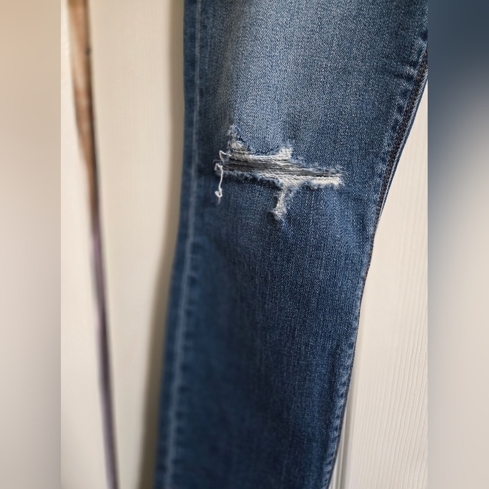 Hudson Blair High Rise Bootcut Crop Jeans Medium Wash Indigo 26 New with tags - Picture 4 of 6